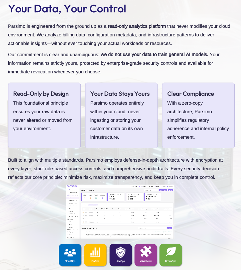 Parsimo - Your Data, Your Control